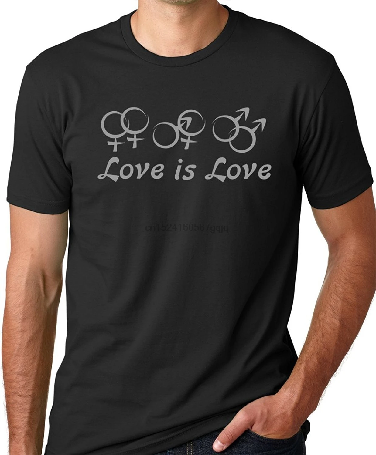 Мужская футболка с короткими рукавами Think Out Loud Apparel Love Is Equal Rights Повседневная для