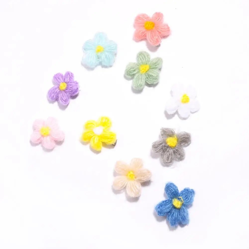 Новое поступление женские заколки Южная Корея Осень Новые плюшевые цветы BB