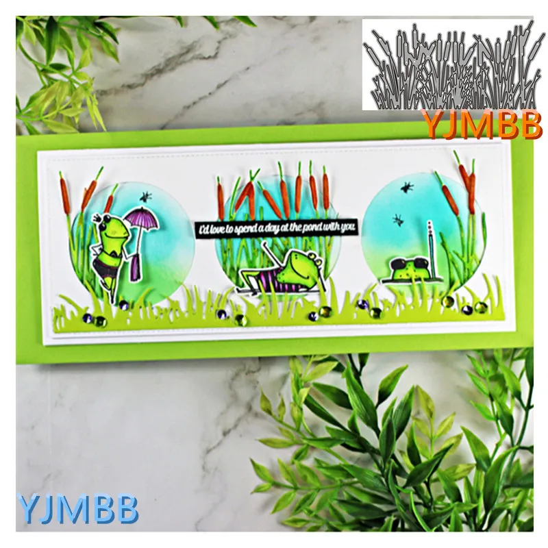 

YJMBB 2021 New Plant Water Candle Metal Cutting Dies Scrapbooking Album Paper DIY Card Craft Embossing Die Cuts