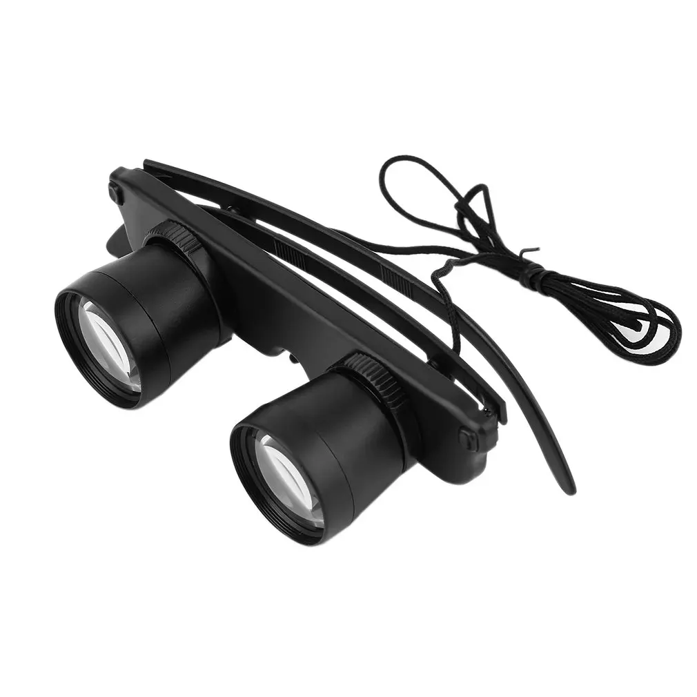 LESHP лучший 3X28 двойной глаз очки Стиль Открытый рыболовный бинокль оптика