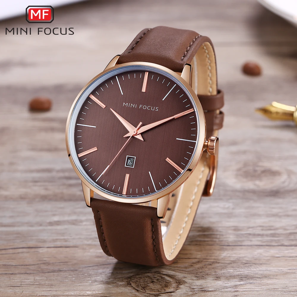 Мини фокус Топ люксовый бренд Мужские часы Повседневная мода личности дикие