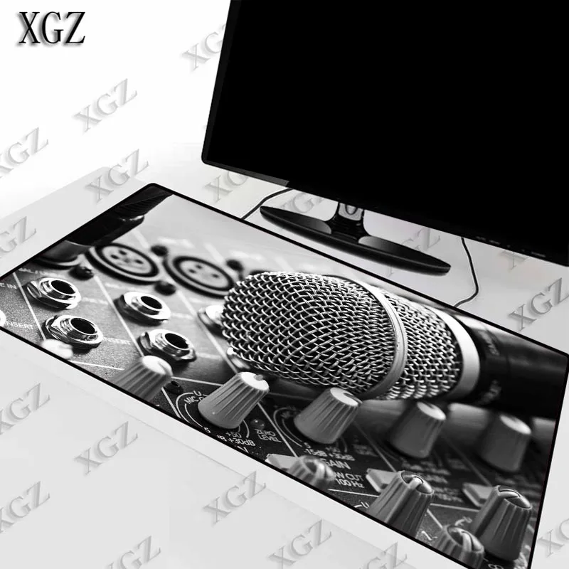 XGZ крутой игровой коврик для мыши с микрофоном и управлением музыкой диджея