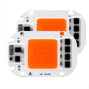 Фитолампа, светодиодная лампа полного спектра для выращивания растений, 220 В, 110 В, 20 Вт, 30 Вт, 50 Вт