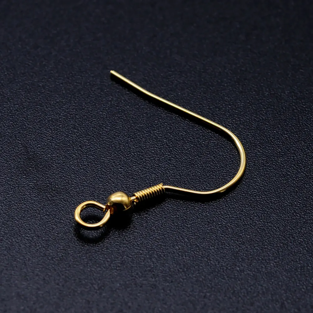 Wholesale Dropshipping Jewelry Finding Accessories - 50pcs/lot Stainless Steel Earring Hook Clasp image 6