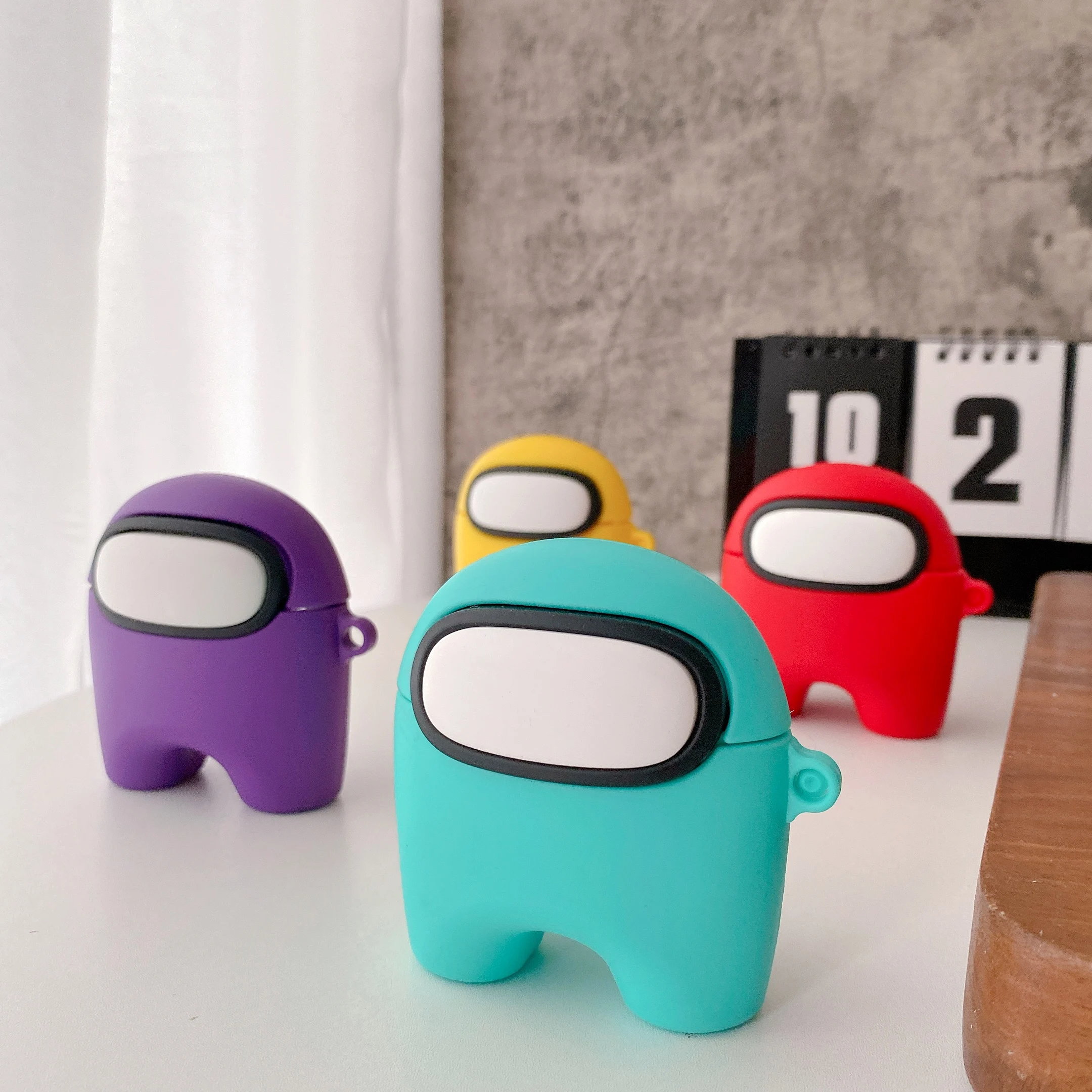 

Hot Among Us Game Cartoon Case Casual PVP Earphone Case for AirPods 1 2 pro charging box Soft silicone earphone protective cover