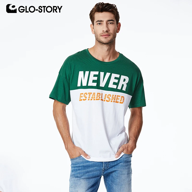 _ 2020 Новинка летние базовые мужские повседневные футболки с коротким рукавом