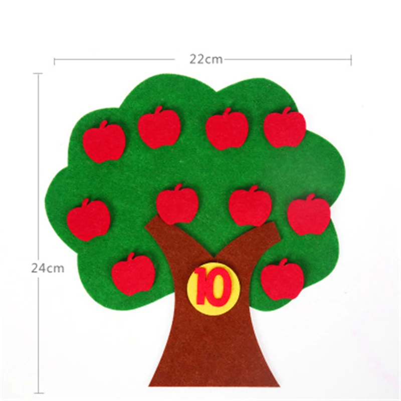 Drop shipping Hot Selling Baby Education Toys Apple Trees Intelligence Kindergarten Diy Weave Cloth Early Learning Toy | Игрушки и хобби