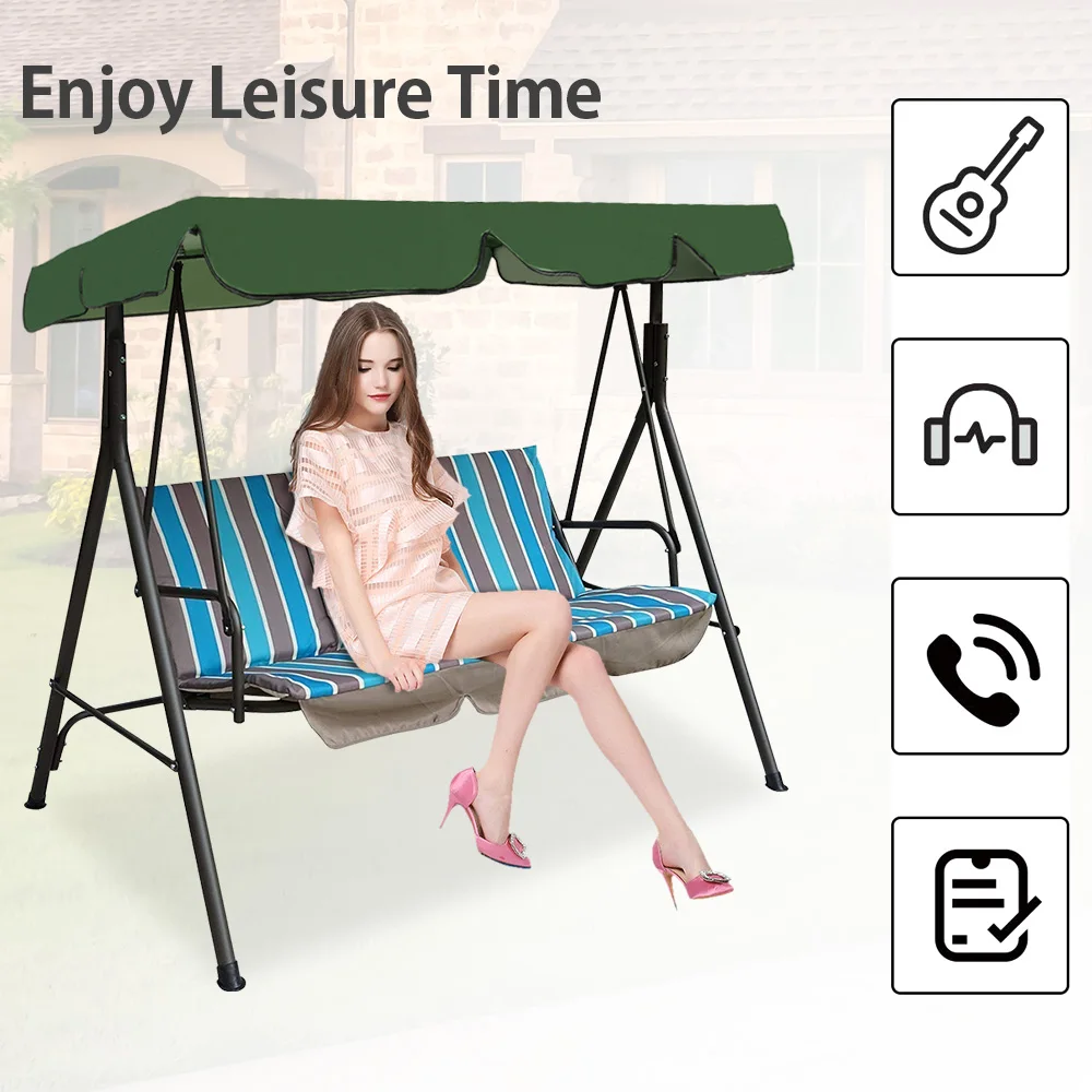 Наружный садовый качели навес верхняя крышка водонепроницаемое качели-кресло