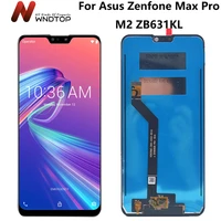 tested for asus zb631kl display with frame replacement for asus zenfone max pro m2 zb631kl lcd display touch screen digitizer