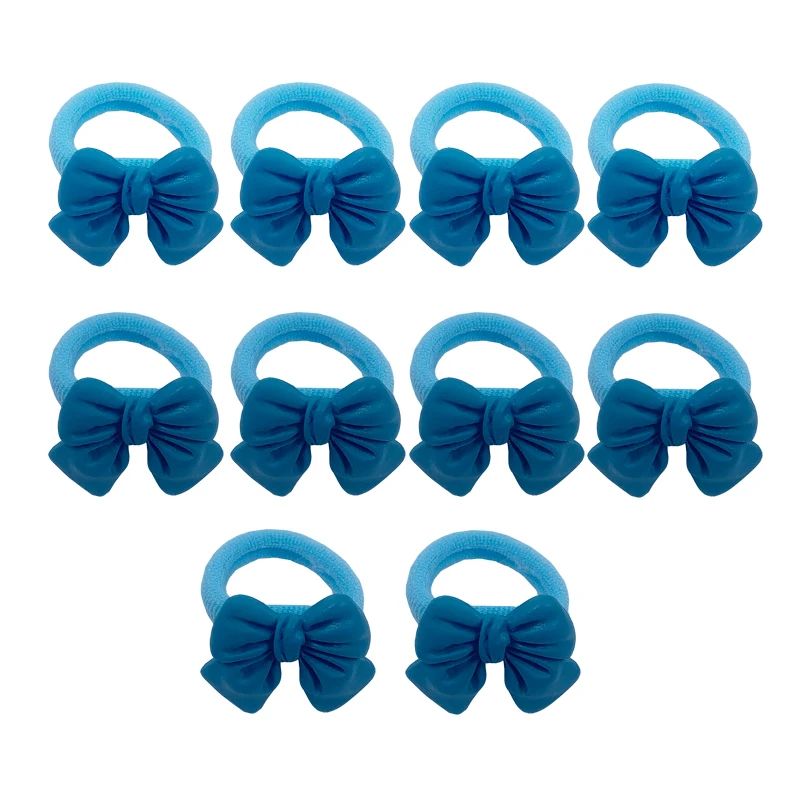 newborn socks for babies 10pcs/bag 2cm Bow Girls Scrunchie Elastic Hair Bands Kids Baby Rubber Headband Decorations Ties Gum For Mini Hair Accessories cool baby accessories