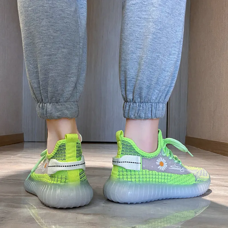 

Spring Female Sneakers Women Shoes Breathable Ladies Casual Shoes Woman Autumn Flying Fashion Mesh Slip On Shoes For Women N3-93