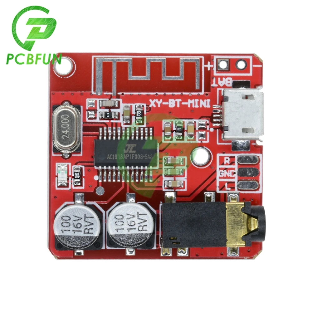 VHM-314 мини MP3 Bluetooth 4 1 5 0 Micro Usb модуль печатной платы 3 7 V 5V декодер не допускающий