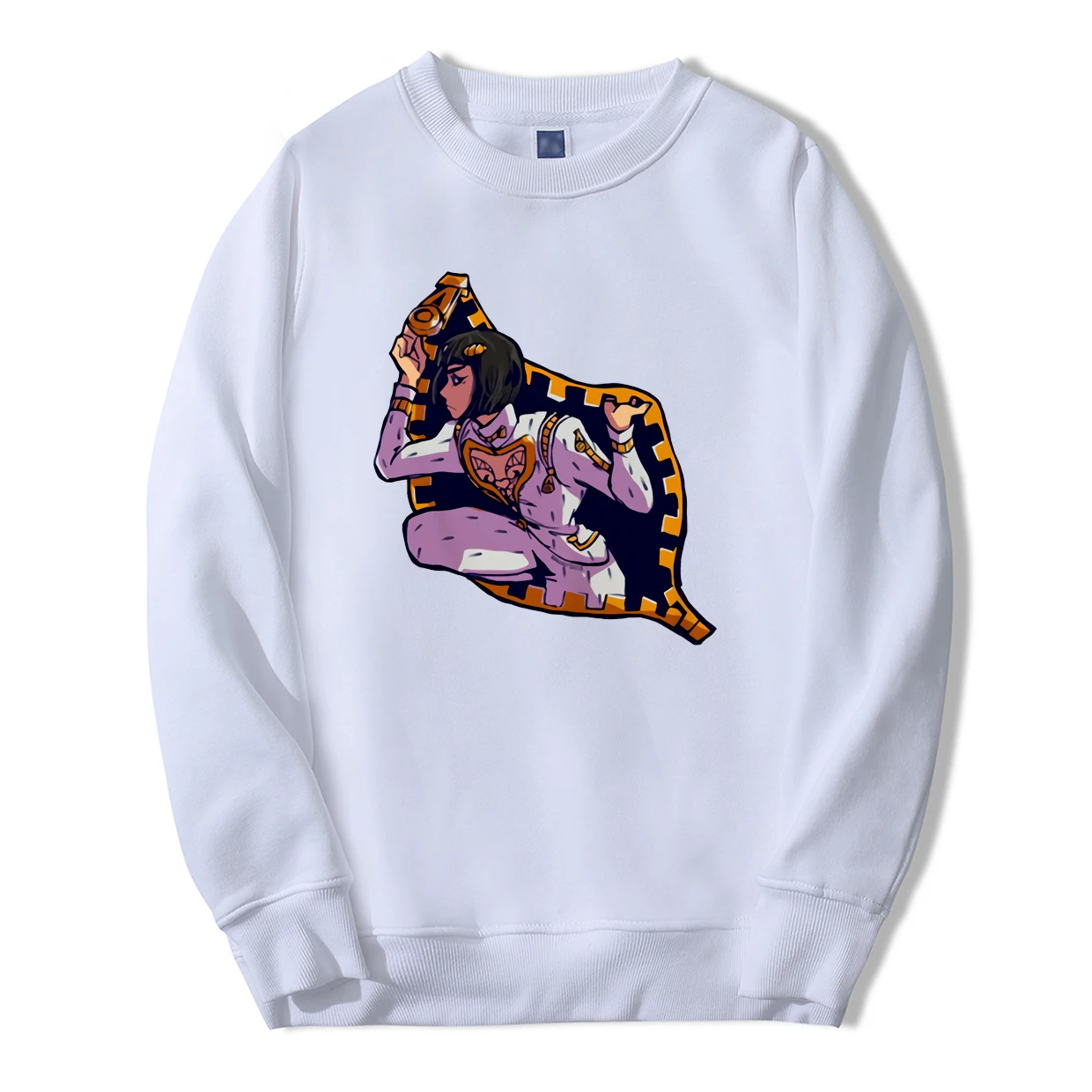 JoJo Необычные Приключения толстовки мужские весна зима мода Липкие Пальцы Bucciarati мужская толстовка флис Harajuku спортивный костюм