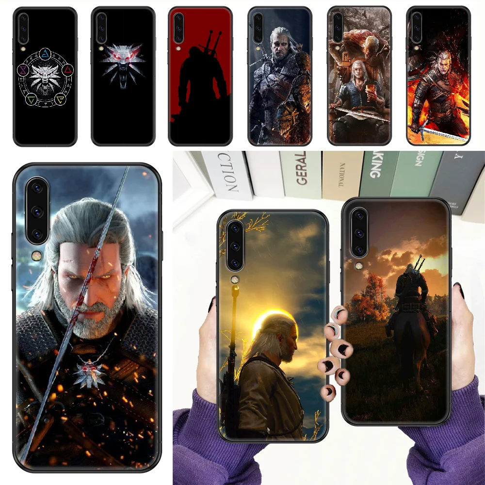 

Game Wild Hunt wizard Phone case For Samsung Galaxy A 3 5 7 8 10 20 21 30 40 50 51 70 71 E S 2016 2018 4G black fashion
