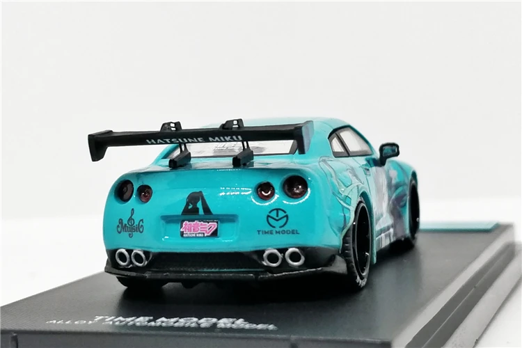 Модель времени 1/64 Nissan Skyline GT-R R35 японская Гора Фудзи сакула Хацунэ Мику литья под давлением модель автомобиля