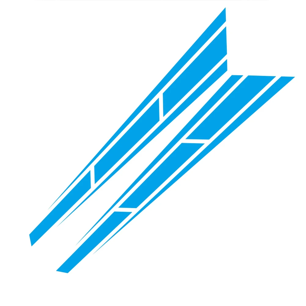 80*12 см полосы для автогонок Стайлинг автомобиля черный красный желтый синий