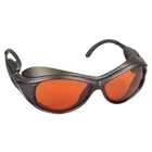 Лазерные защитные очки O.D 4 + 6 + Nd:YAG 532 и нм с черным чехлом и салфеткой для очистки
