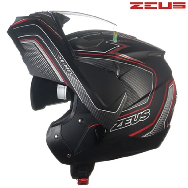 Мотоциклетный шлем ZEUS с двумя объективами защитный полным покрытием