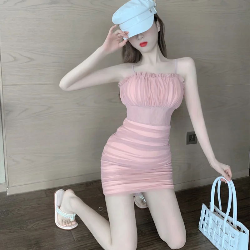 

Sexy Dress Ladies Fashion Slim Top Tight Waist Hip Skirt Women Rac