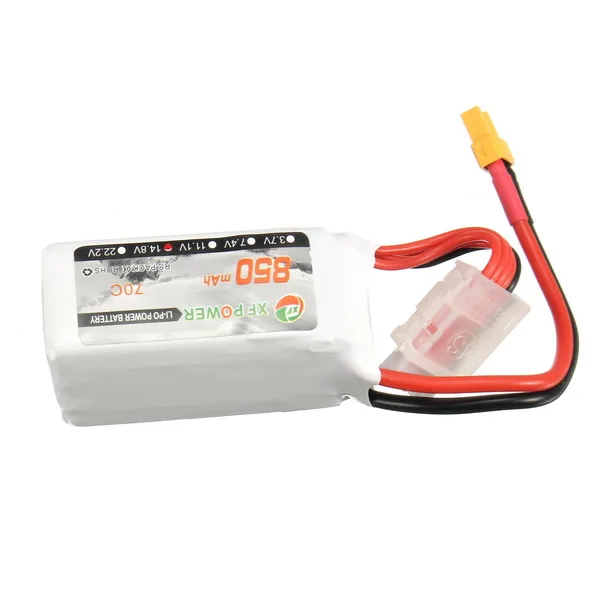 4 шт. Lipo аккумулятор XF Power 14 8 в 850 мАч разъем XT30 для RC FPV Racing Drone Quadcopter iFlight Green Hornet