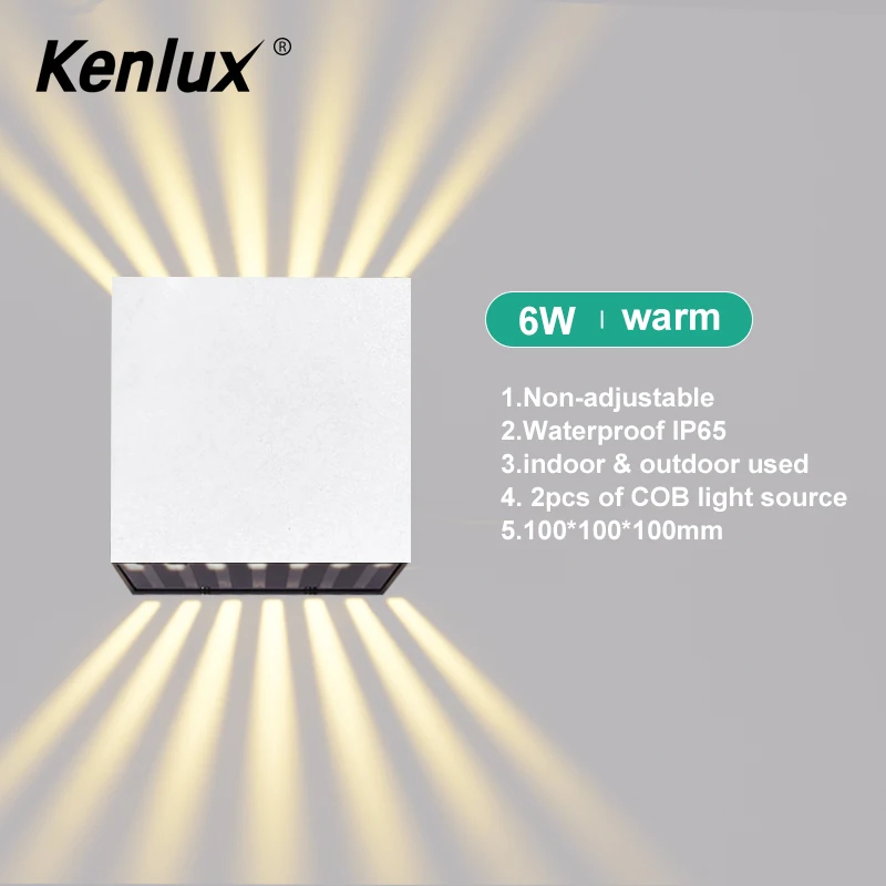 

New Design Wall lamp Outdoor Waterproof LED Wall light AC85-265V Aluminum Courtyard Garden Porch Corridor Lights Retro wall lamp