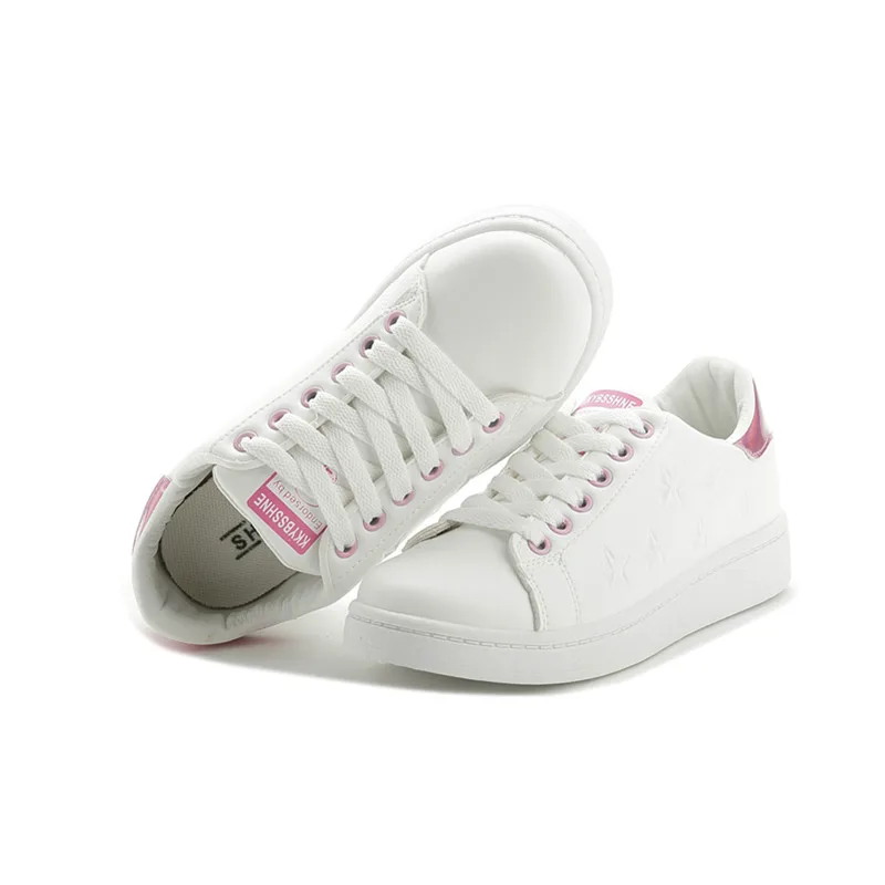 

Breathable Platform Sneakers New Fashion Women's Vulcanized Shoes Candy Color Outdoor Flat Shoes Trainers Ladies White Sneakers