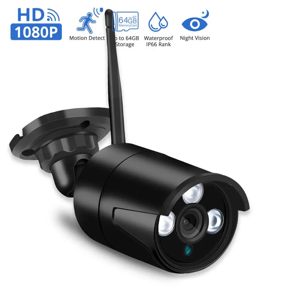 IP камера BESDERSEC HD 1080P уличная Водонепроницаемая с поддержкой Wi Fi|Камеры