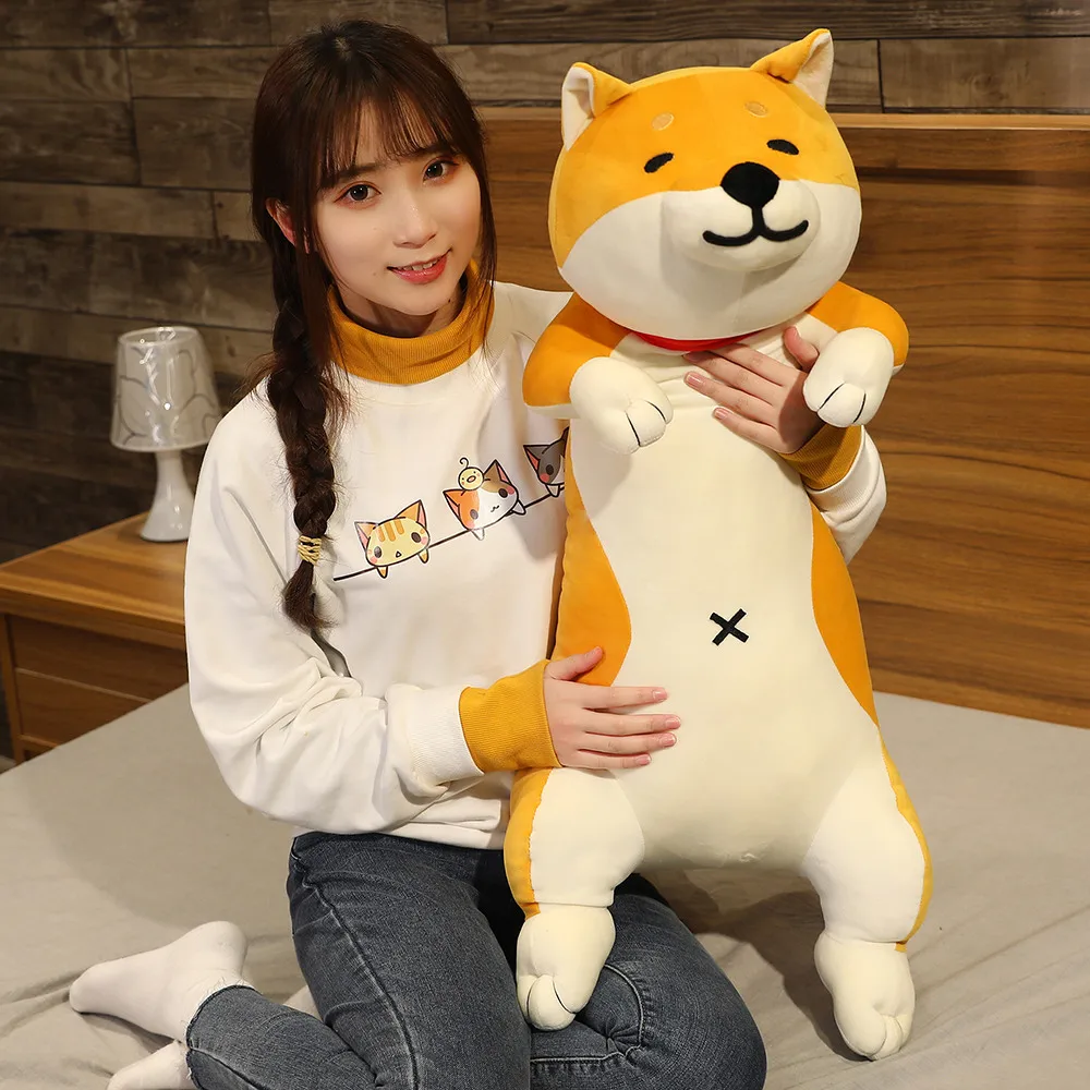 Online ¡Oferta! Almohada De 60-120CM Con Forma De Gato De La Suerte De Shiba Inu