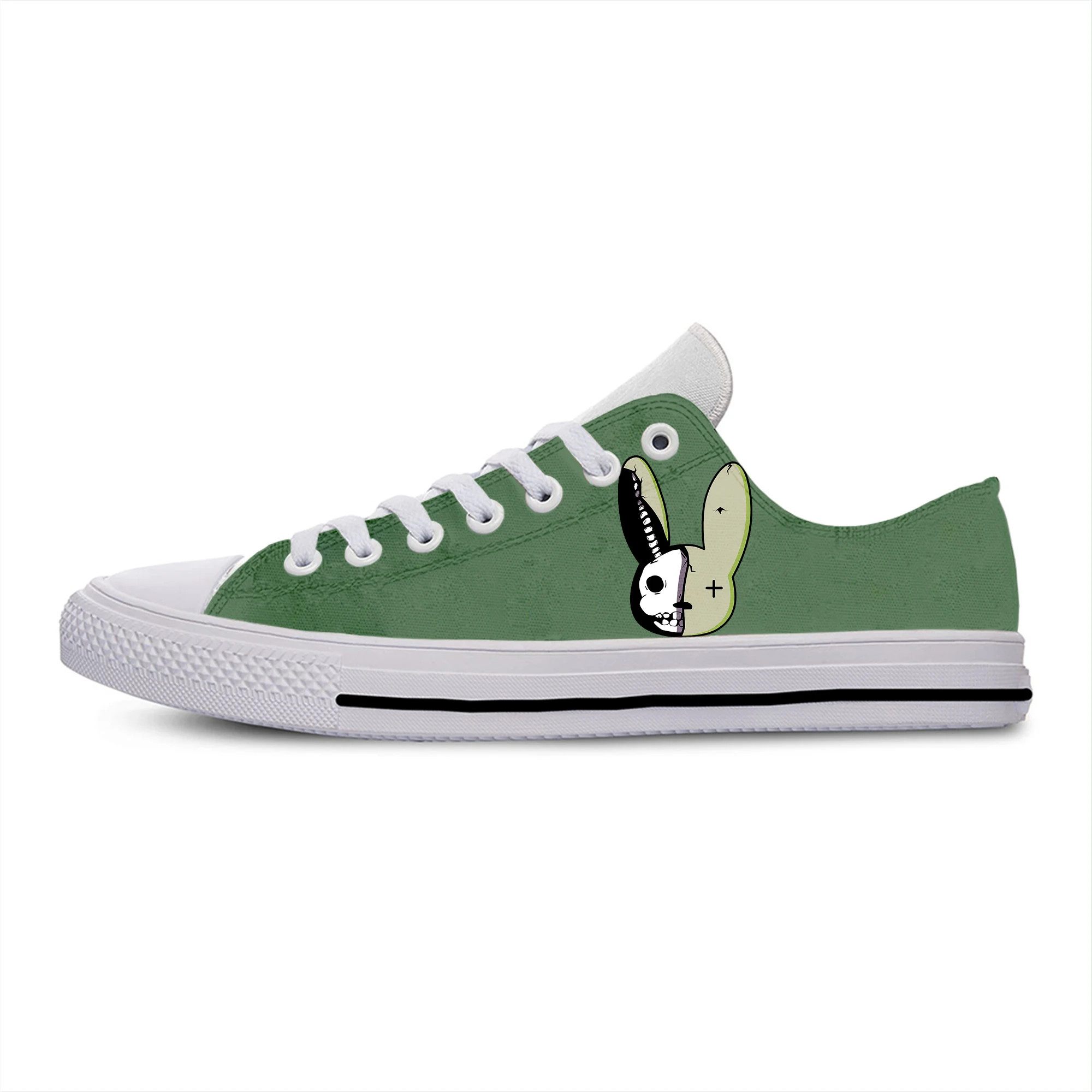 

Bad Bunny Classic Anime Shoes Men Hip Hop Shoes Fashion Sneakers for Men Casual Shoes Travel Mens Walking Shoes Custom Shoes