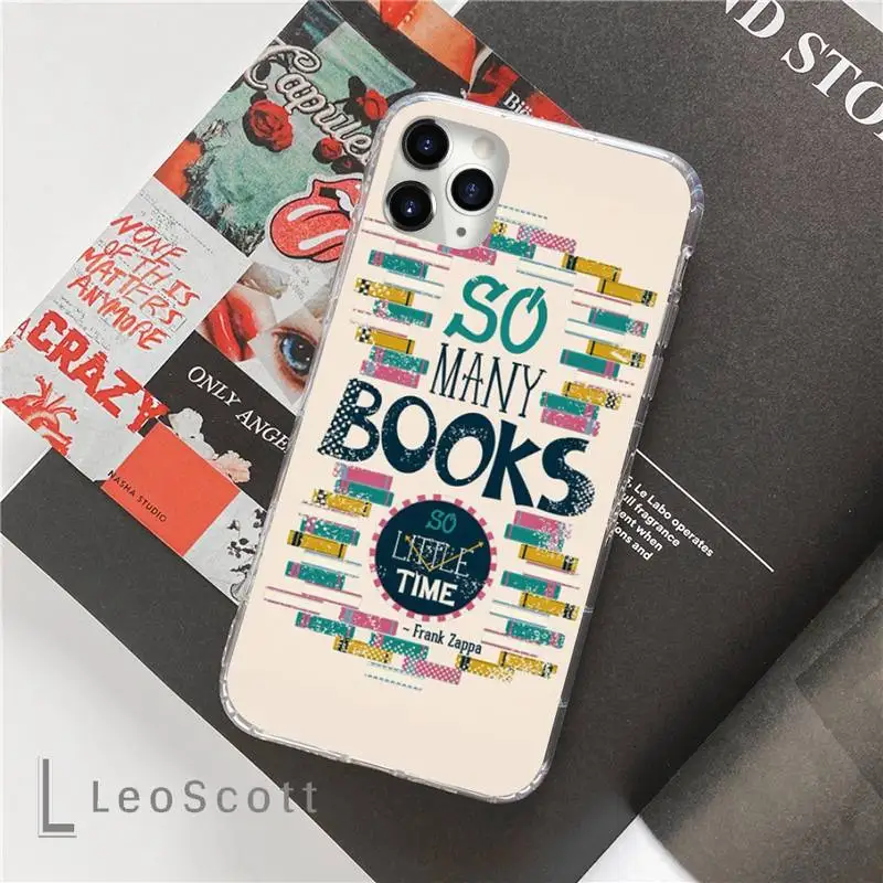 

Books Pile Library Reading Phone Cases For iphone 12 5 5s 5c se 6 6s 7 8 plus x xs xr 11 pro max