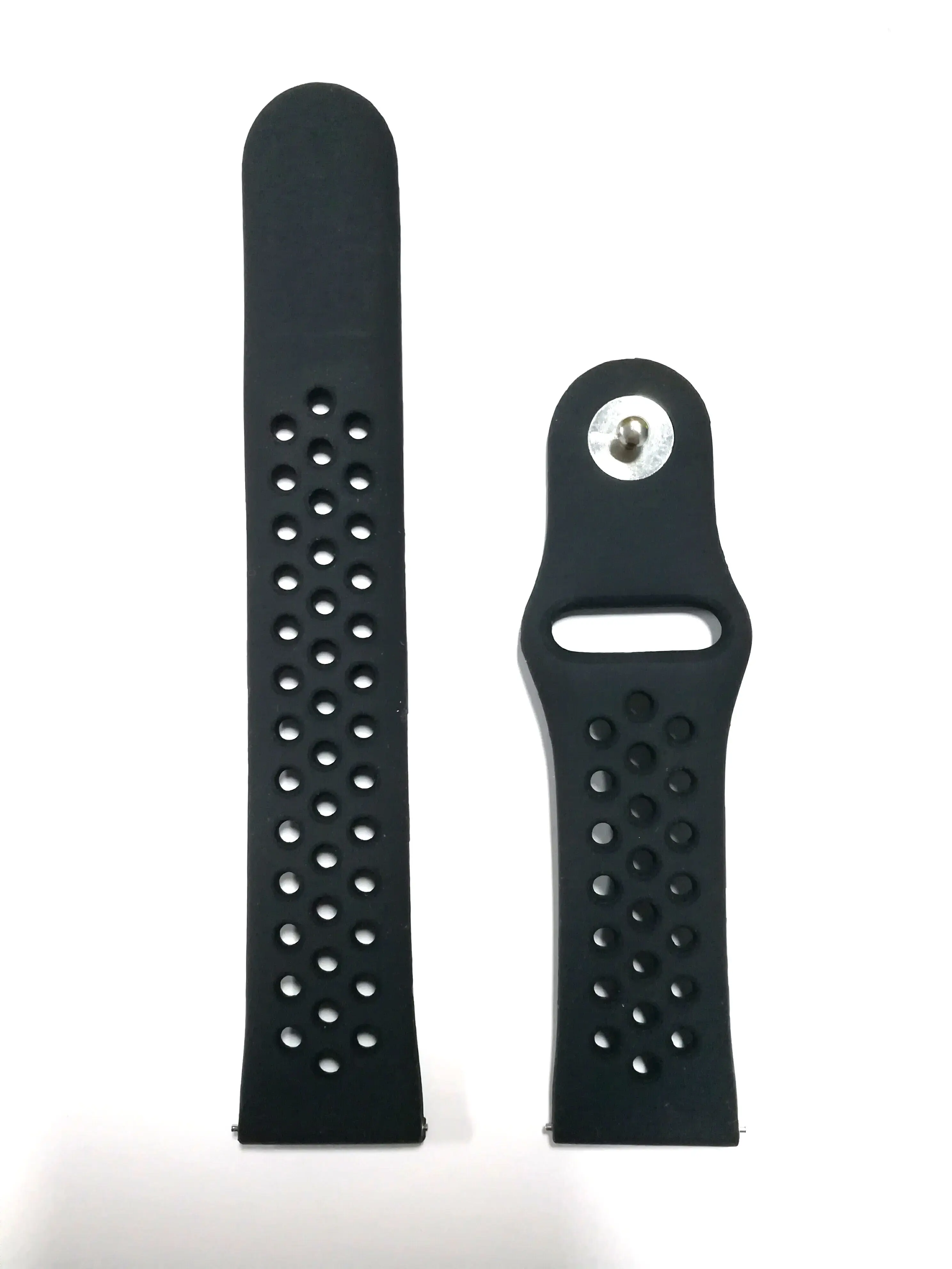 black black 22/20 мм Huami Amazfit band для samsung Шестерни спортивные S2 S3 Galaxy часы активное 2 42 мм 46 мм силиконовый ремешок для часов для Pebble Time huawei gt - Цвет ремешка: black black