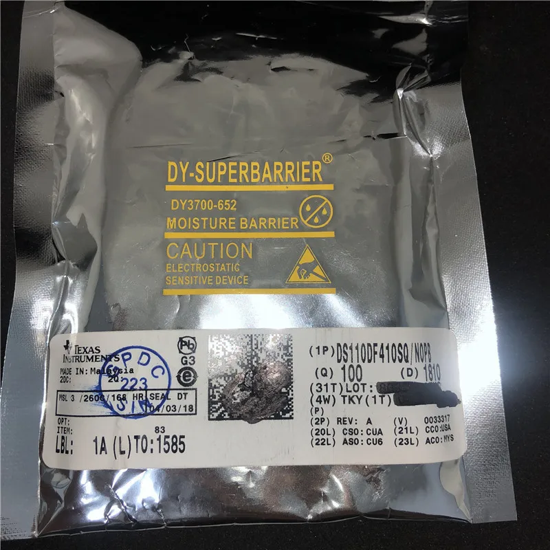 

Free shipping DS110DF410SQ 110DF410AB WFQFN-48 10PCS