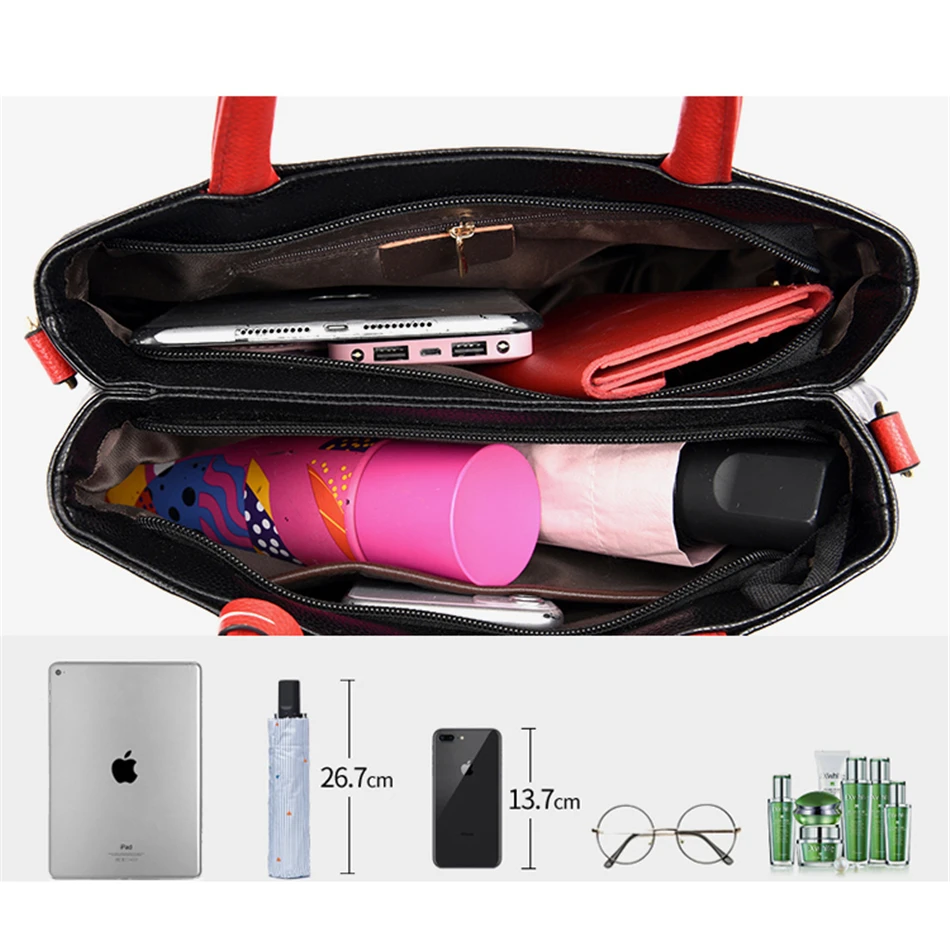 

Genuine Brand Women Bag Ladies Hand Bags for Women 2021 Luxury Designer Handbag Female Shoulder Casual Totes Bags