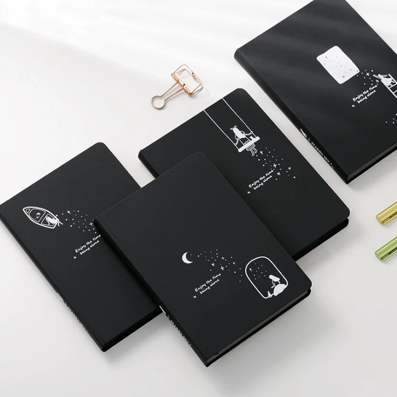 96 листов 32k черная бумага внутренняя страница блокнот эскиз граффити черный для