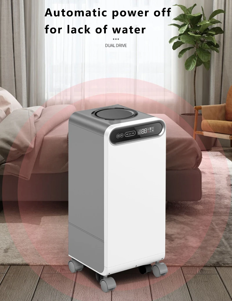 

15L Industrial Air Ultrasonic 800ml/H Mist Maker Mute Humidifier Commercial Supermarket Vegetables Fogger Spray