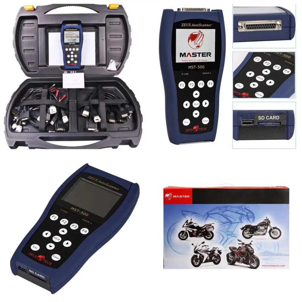 Небольшой портативный сканер MST 500 OBD диагностический инструмент для HONDA SYM KYMCO YAMAHA