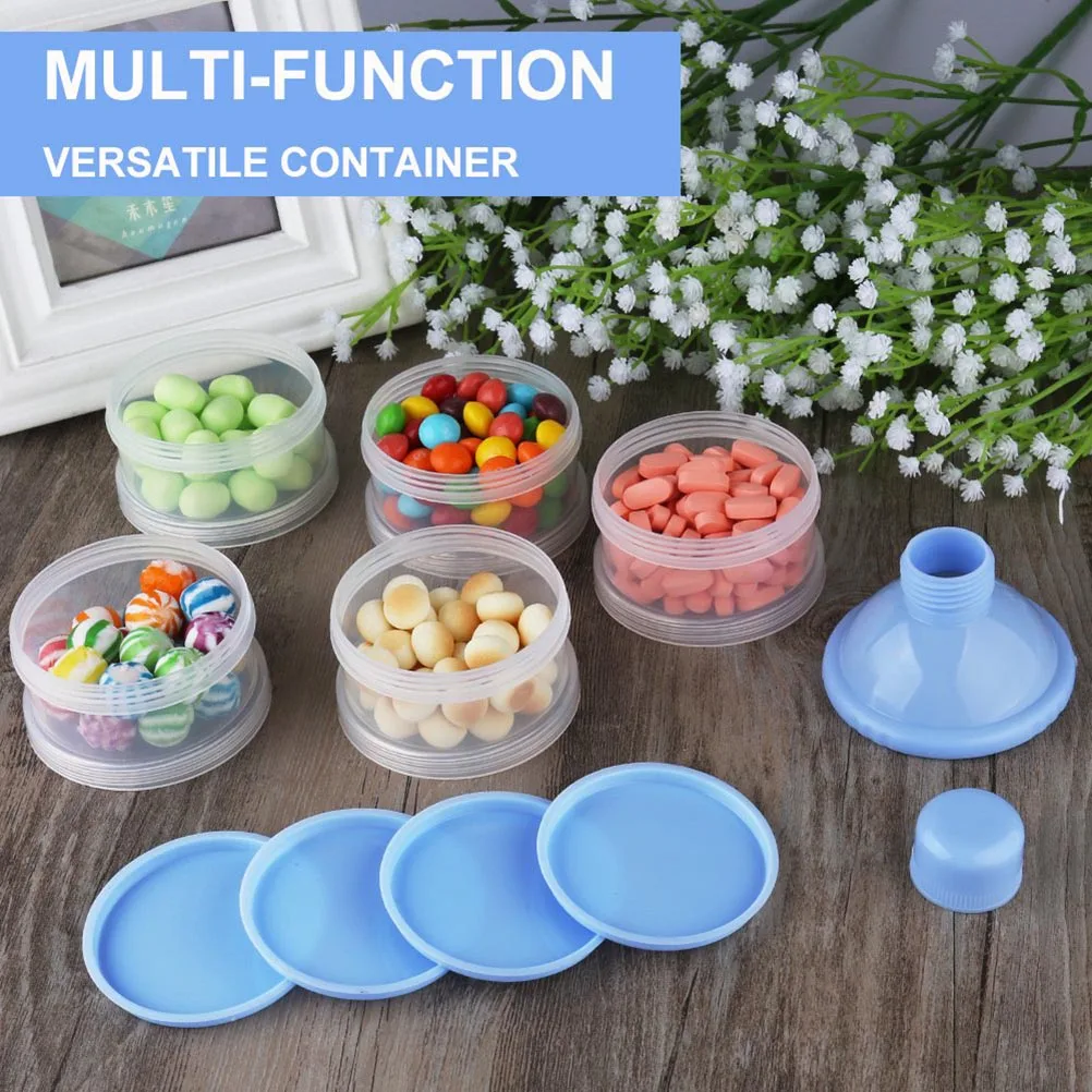 

Portable Milk Powder Formula Dispenser Food Container Storage Feeding Box for Baby Kids Toddler Five Grid Baby Food Storage Box