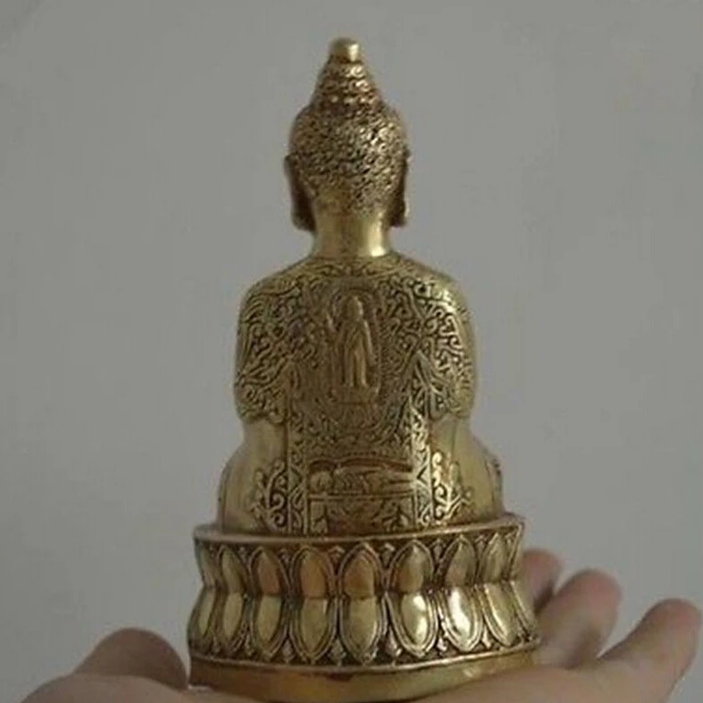 Восточная винтажная Бронзовая статуя медная удача везучий мышь | Дом и сад