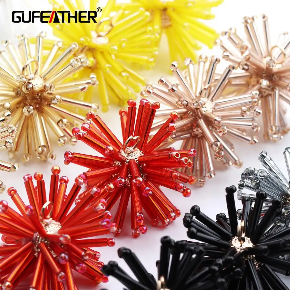 Аксессуары для ювелирных украшений GUFEATHER M509 аксессуары Бусин diy медный металл