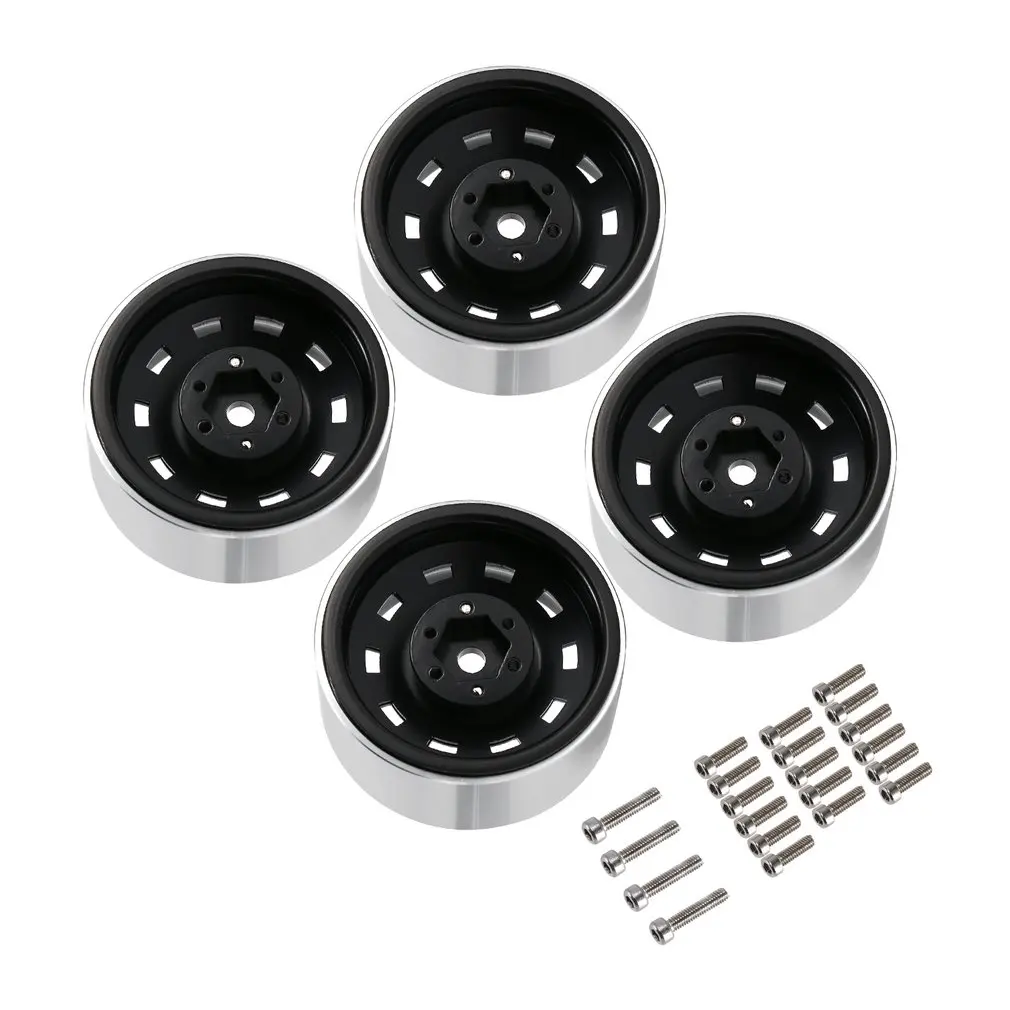 

Features: 1. Metal bead lock design, easy to install 1.9 inch tires. 1.9 inch lock ring rim, no glue needed. 2. The weight of