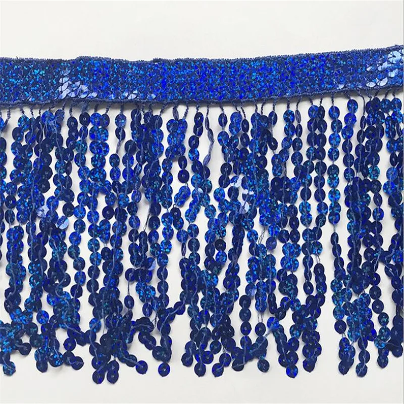 Кружевная юбка с бахромой и блестками ширина 30 см 7 мм латинский сценический