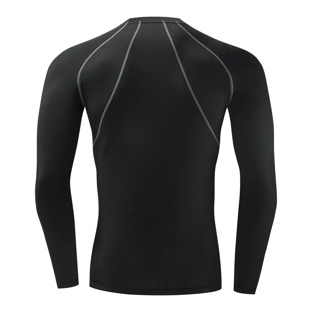 Мужская облегающая велосипедная кофта WOSAWE с длинным рукавом длинными рукавами