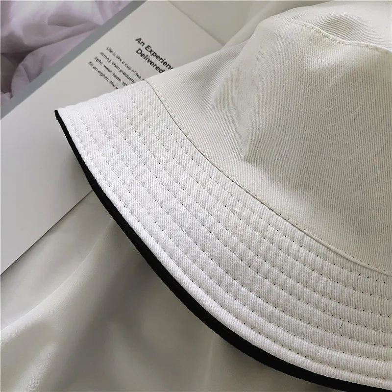 Летняя мужская и женская хлопковая Панама с двумя боками уличная модная шляпа в