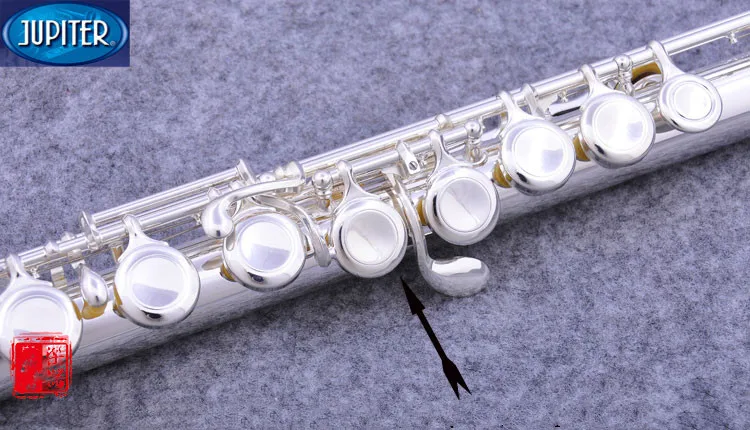 Тайваньский Юпитер с 16 закрытых отверстий ключ флейта из мельхиора