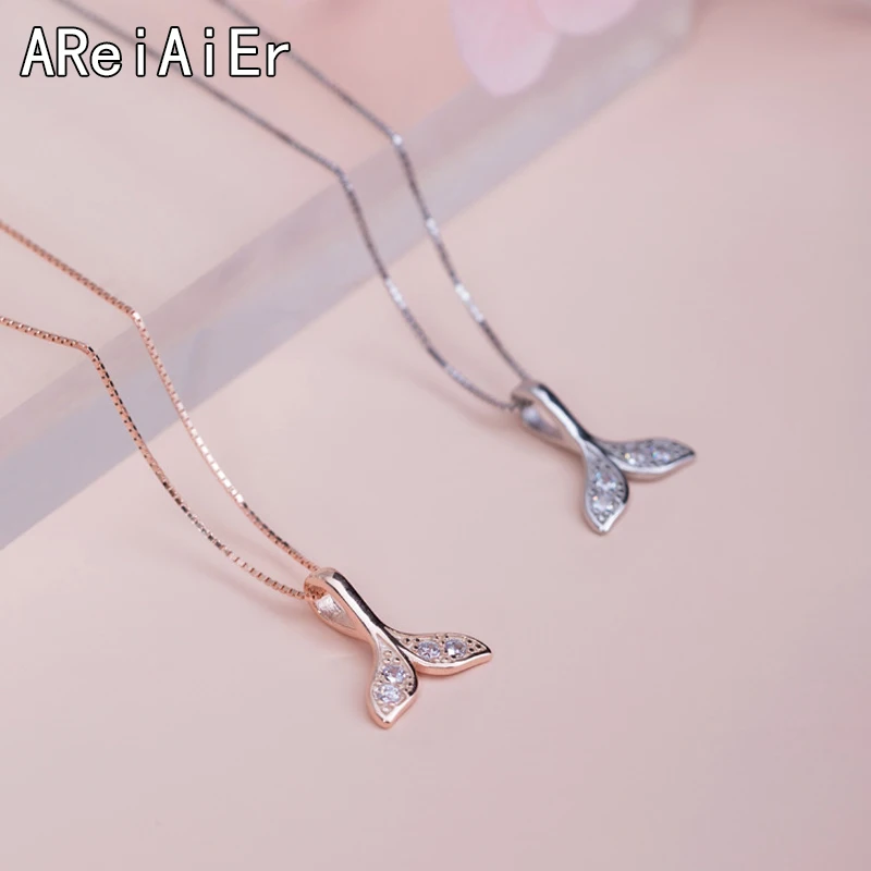 Модное винтажное Золотистое Ожерелье с хвостом русалки для женщин подарок колье