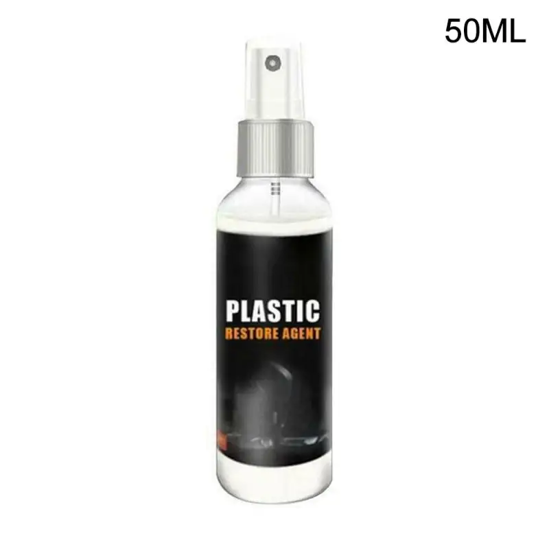 

50ML Interior Plastic Plastic Parts Wax Retreading Agent Renewed Plastic Restore Maintenance Agent Car Accessories