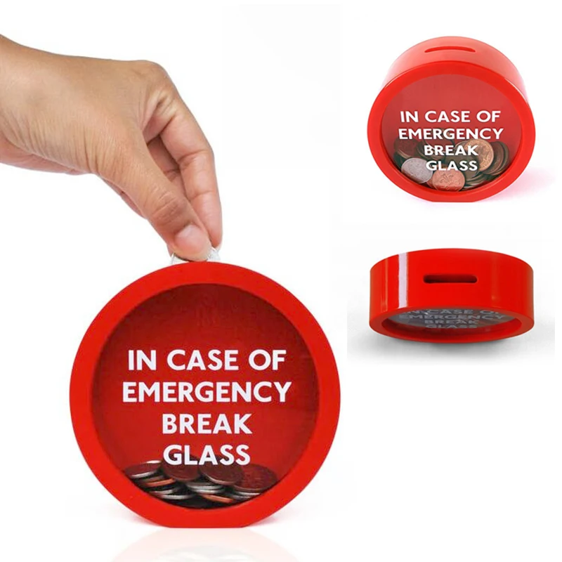 Маленький резервный красный пакет для хранения денег монетница экстренный ящик