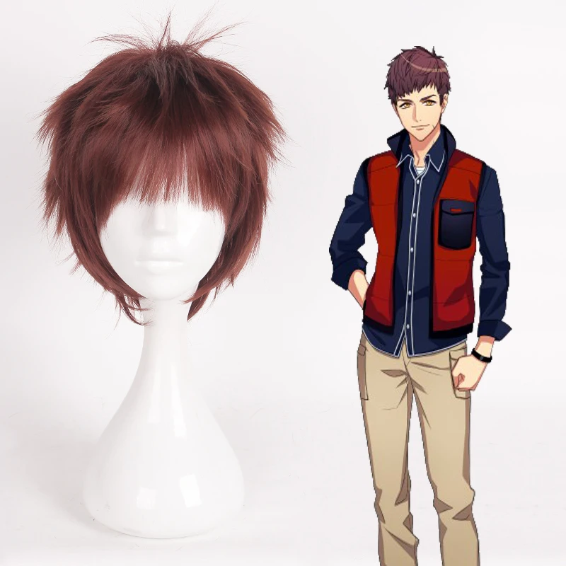 A3! Косплей Оми фушими короткие термостойкие синтетические волосы + бесплатная