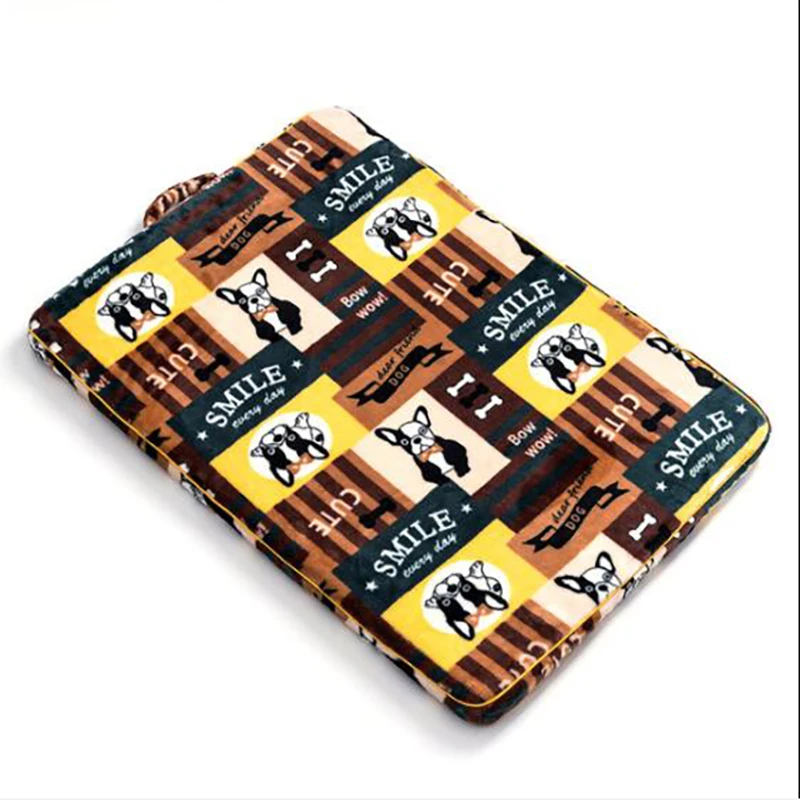 Washable Blanket Dog Mat Super Warm thicken For Small Medium Large Dogs &amp CatS Cartoon Bed Drop Shipping | Дом и сад