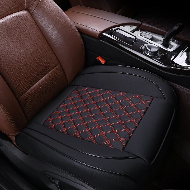

Single car seat cover, leather Upholstery Four Seasons breathable most four-door sedan and Suv ultra-luxury car seat protection